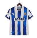 Camisa Real Sociedad I 22/23 Macron - Branco e Azul
