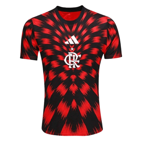 Camisa Flamengo Pré Jogo Adidas 25/26 - Lançamento