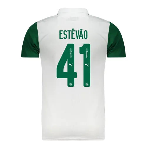 Camisa Palmeiras Away 25/26 - Branca #Estêvão41