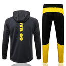 Conjunto Inverno Borussia Dortmund Cinza Puma - Com Capuz